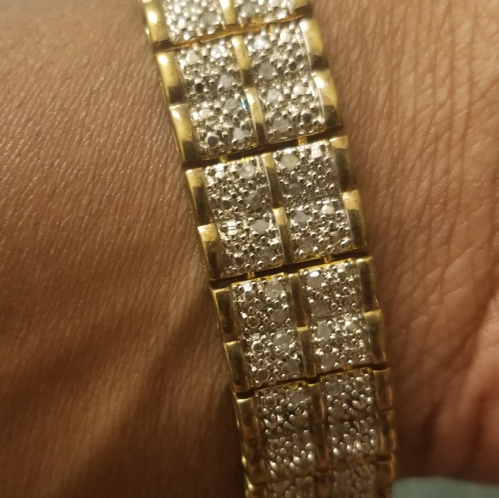 Gold plated bracelet